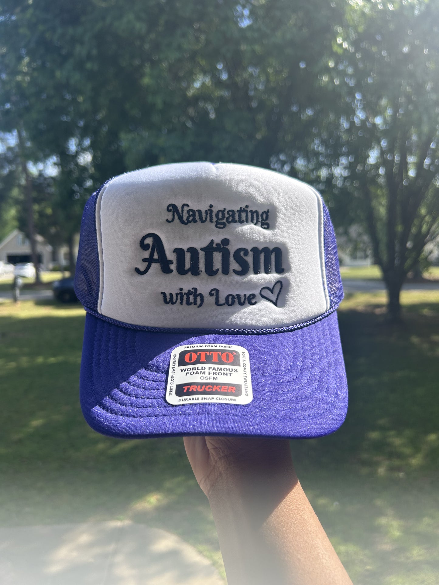 Navigating Autism With Love Two Tone Hat