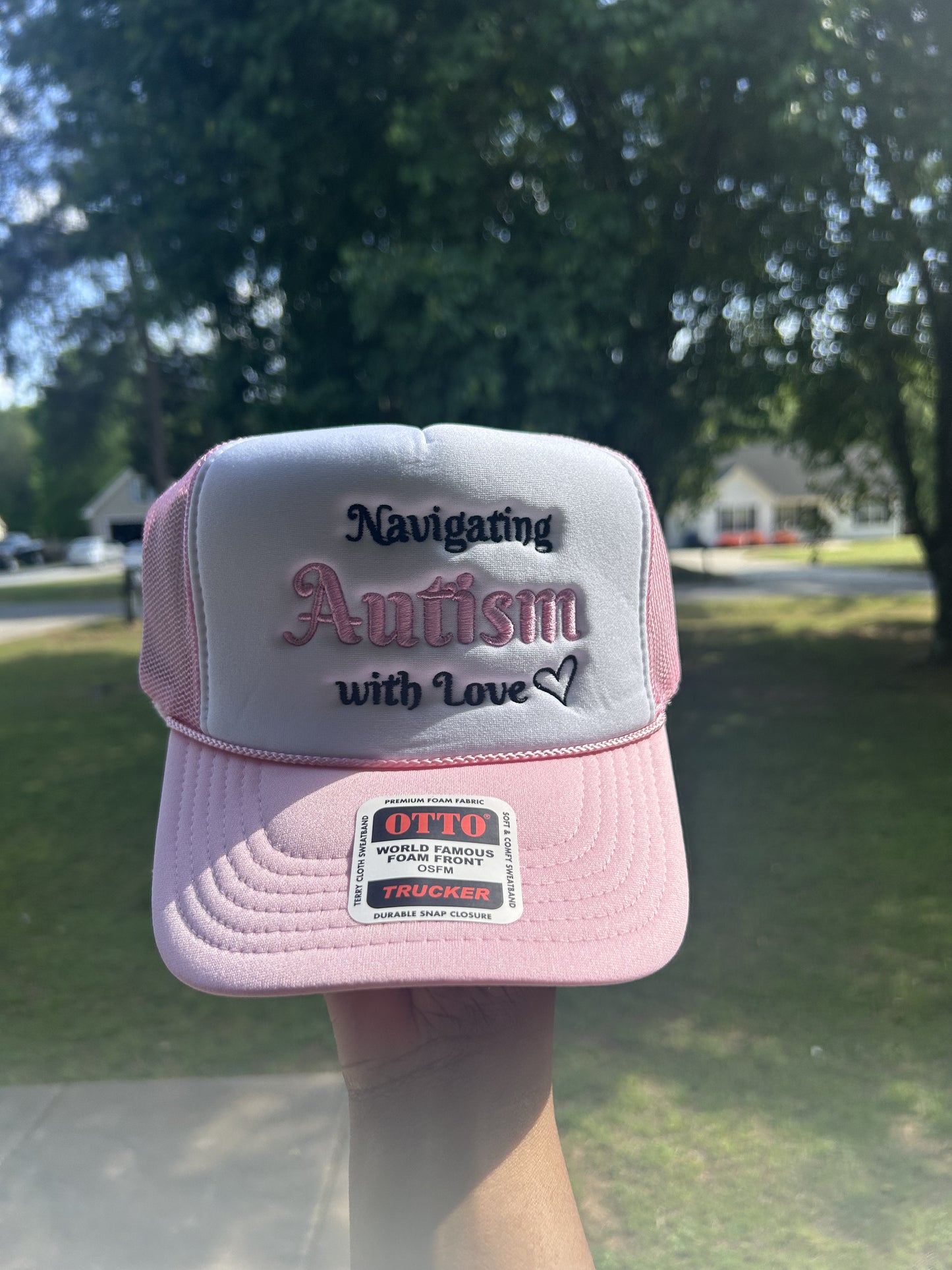 Navigating Autism With Love Two Tone Hat
