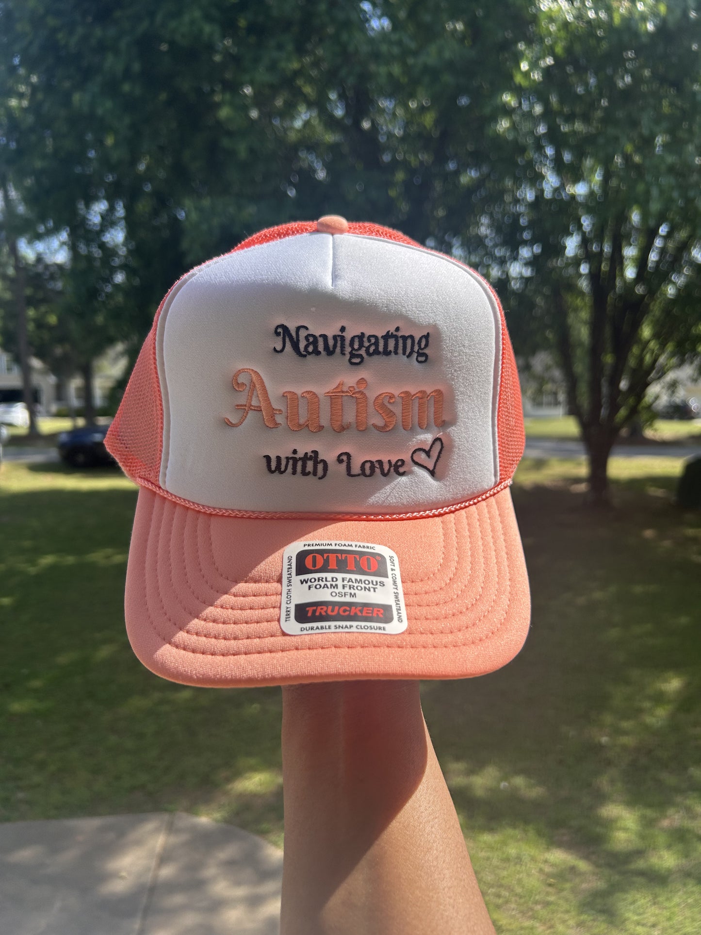 Navigating Autism With Love Two Tone Hat