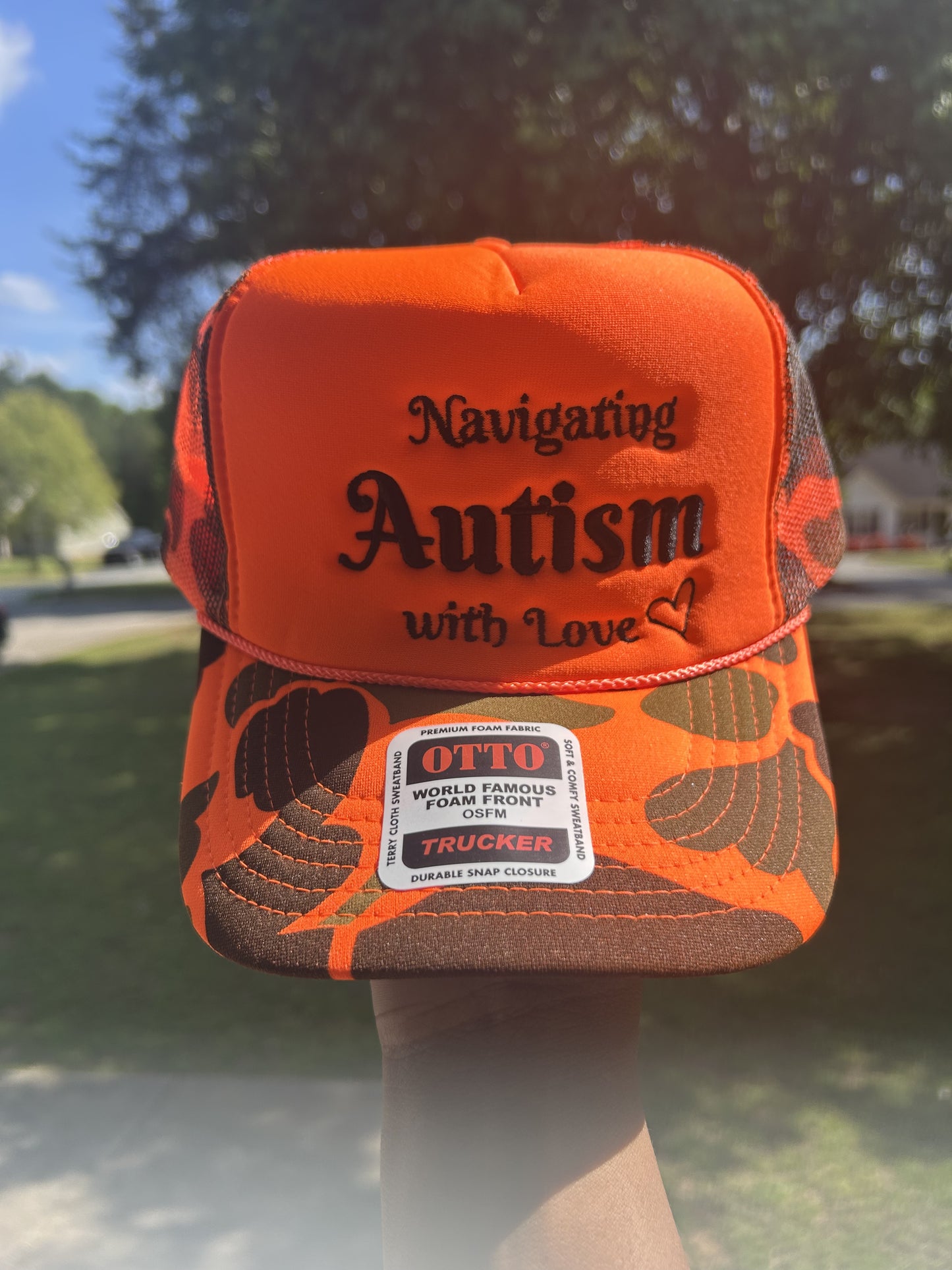 Navigating Autism With Love Two Tone Hat
